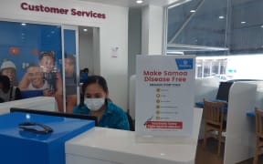 Surgical face masks are now becoming a common sight in the shops and streets of Apia as the community responds to the measles alert.