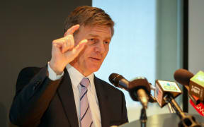 Finance Minister Bill English during the half year economic and fiscal update.