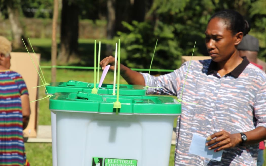 Voter aux élections en PNG