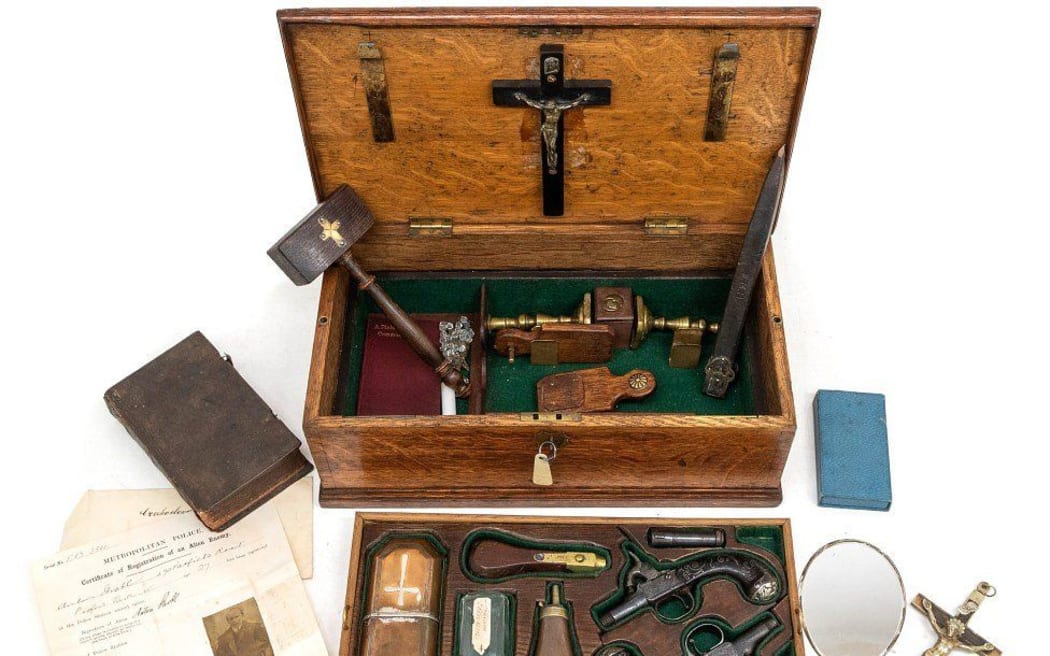 A 19th-century vampire-slaying kit