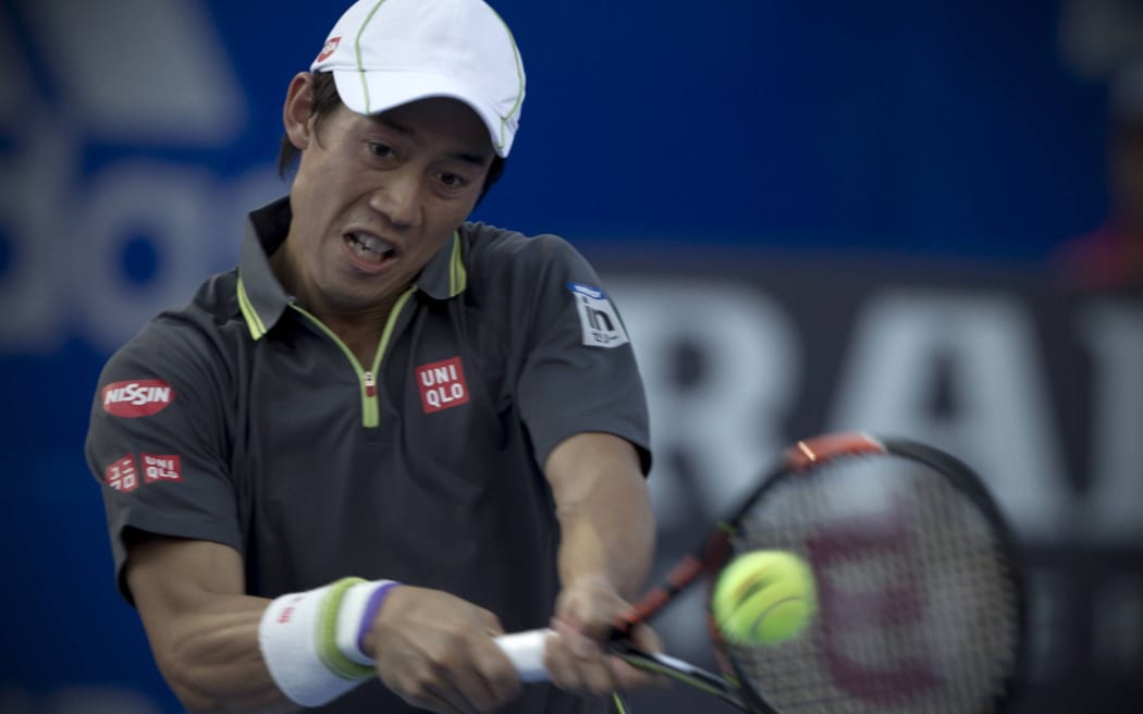 The Japan tennis player Kei Nishikori.