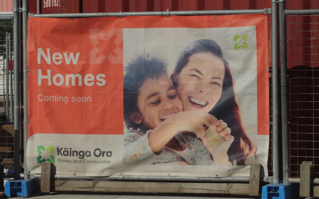 Kāinga Ora signs are up their build sites across Hastings.