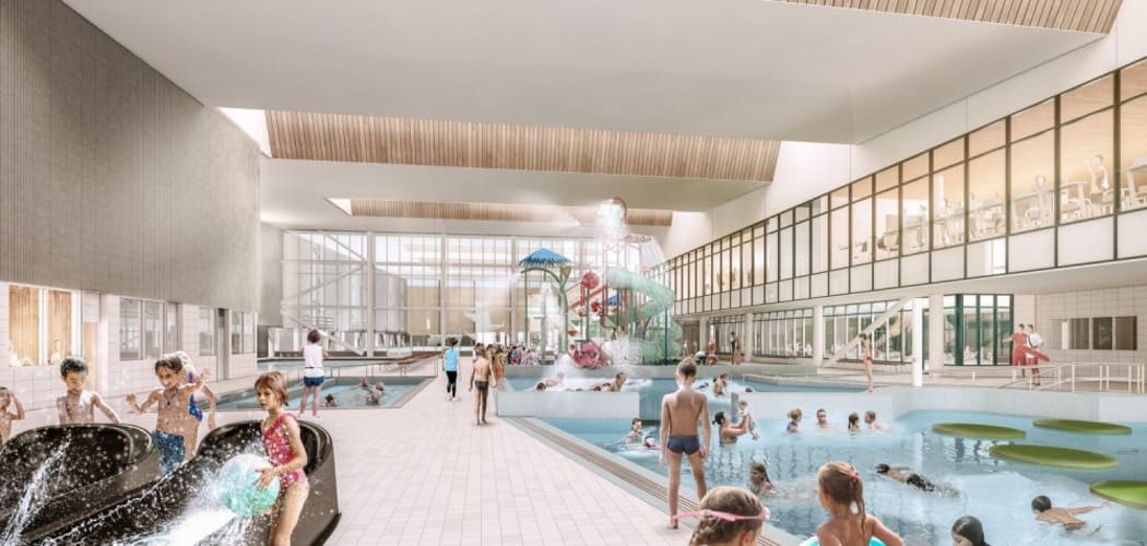 Christchurch's Metro Sports Facility's 12mhigh hydroslides RNZ News