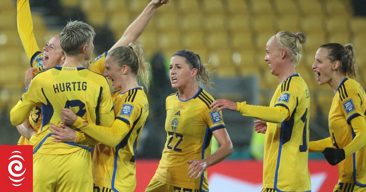 Sweden snatch last-minute win over plucky South Africa