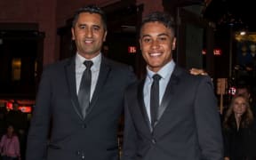 Cliff Curtis and James Rolleston who star in the New Zealand film The Dark Horse.