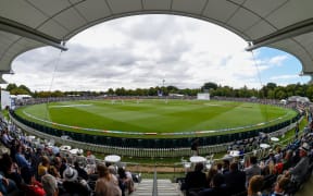 General view during Hagley Oval, 2020.