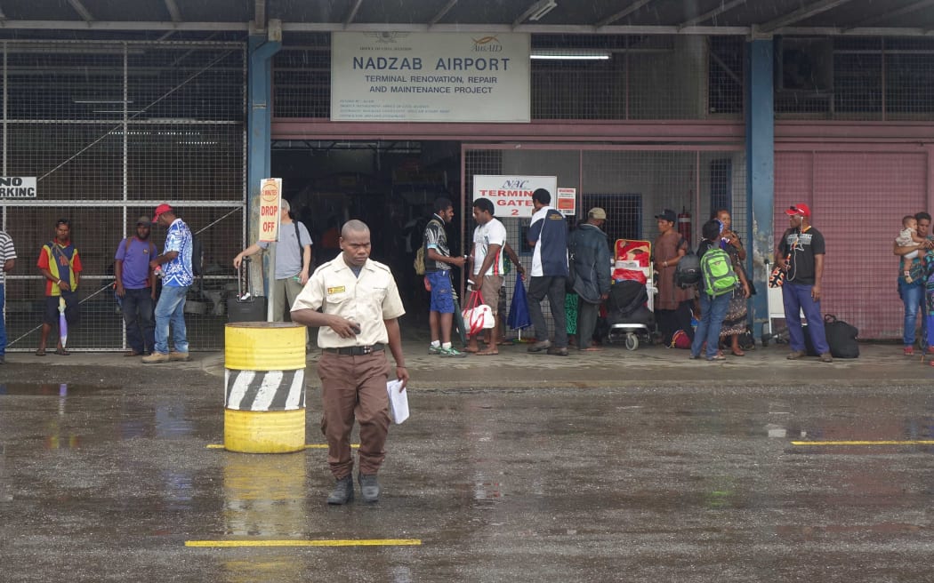 Nadzab airport terminal, Morobe province, Papua New Guinea