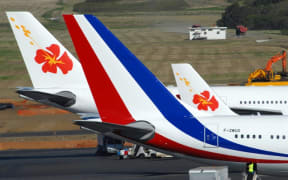 Air Calin planes at Tontouta Airport in New Caledonia