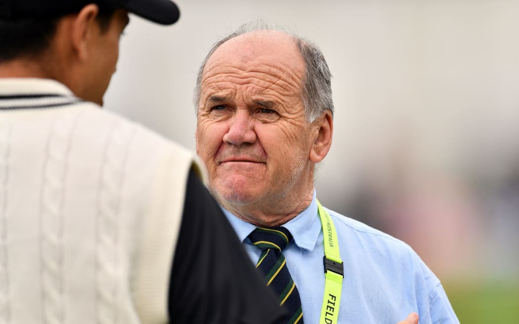 Radio Sport commentator Bryan Waddle seen during his 70th Test match as a commentator during Day 1 of the First Test Match between Black Caps v Sri Lanka, Basin Reserve, Wellington, Saturday 15th December 2018. Copyright Photo: Raghavan Venugopal / Â© www.Photosport.nz 2018