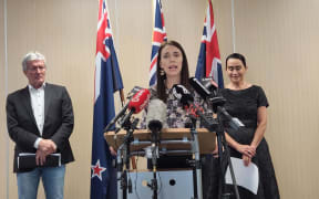 Prime Minister Jacinda Ardern and Agriculture Minister Damien O'Connor address media after the government made changes to its proposal to price agricultural carbon emissions.