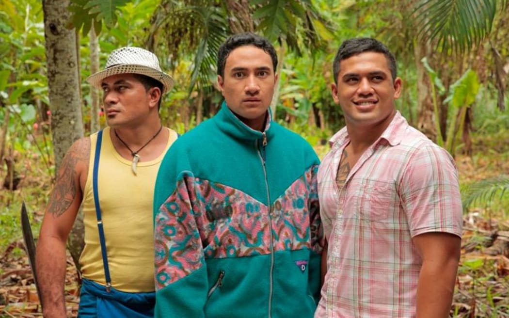 The movie, 'Three Wise Cousins', a comedy about travelling to Samoa to learn what it takes to be 'a real island guy' starring Neil Amituanai, Vito Vito & Fesuiai Viliamu.