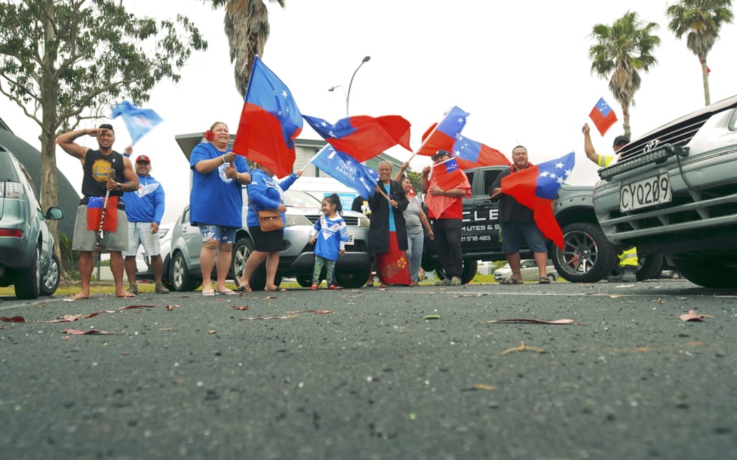 'Cheehoo!': Samoans in Auckland celebrate as Toa Samoa take on ...