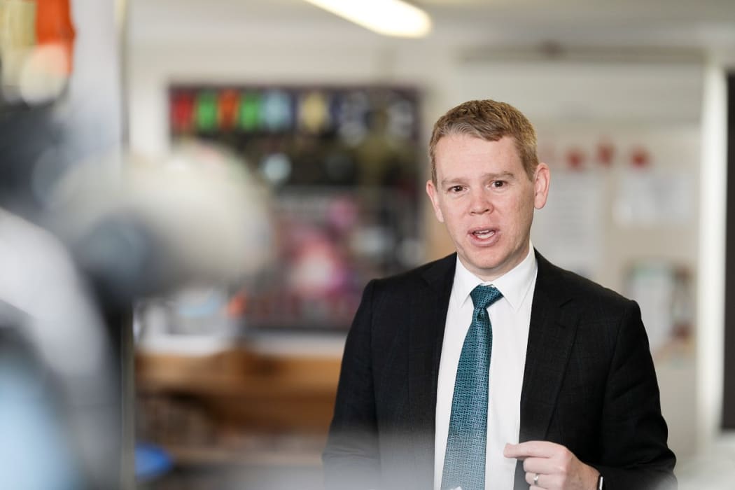 Chris Hipkins announced the Labour Party's education policy at an early childhood education centre in Porirua on 15 September 2020.