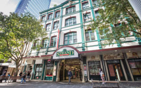 The Strand Arcade, situated at 233 Queen Street in Auckland.