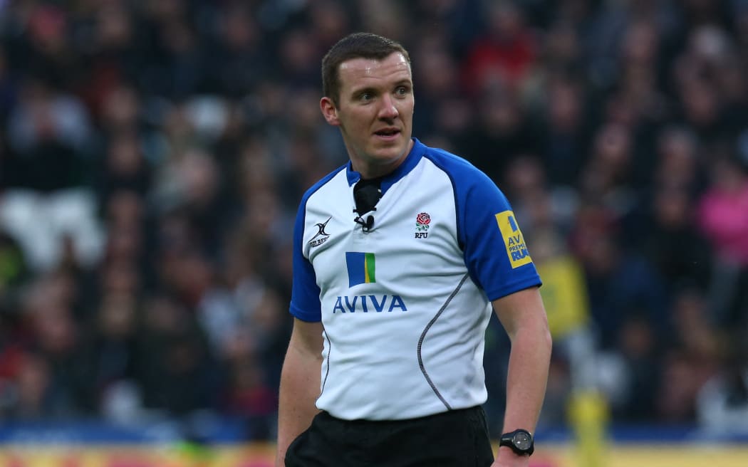 English rugby referee Tom Foley