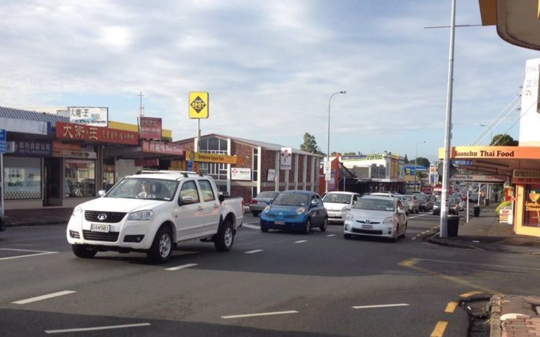 Some drivers on Dominion Road took to the bus lanes, despite police warnings