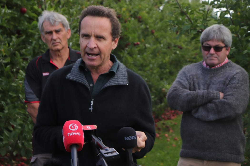 Orchardist John Bostock says there needs to be a government plan to tackle the problem.