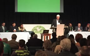 Panel discussion at the Asia Pacific Greens Federation congress in Upper Hutt.