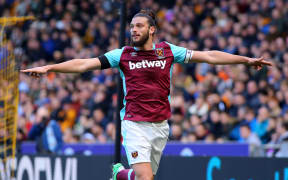 West Ham player Andy Carroll.