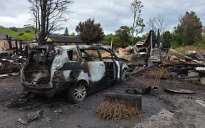 The fire at the Māngere Bridge church complex destroyed transitional homes, residents' belongings and a car.