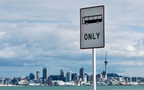Auckland bus sign
