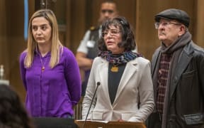 Janna Ezat - victim impact statement.

PHOTO: JOHN KIRK-ANDERSON

Sentencing for Brenton Tarrant on 51 murder, 40 attempted murder and one terrorism charge.