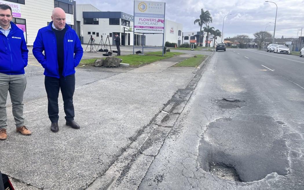 National Party transport spokesperson Simeon Brown and party leader Christopher Luxon have made a pledge for a Pothole Repair Fund.