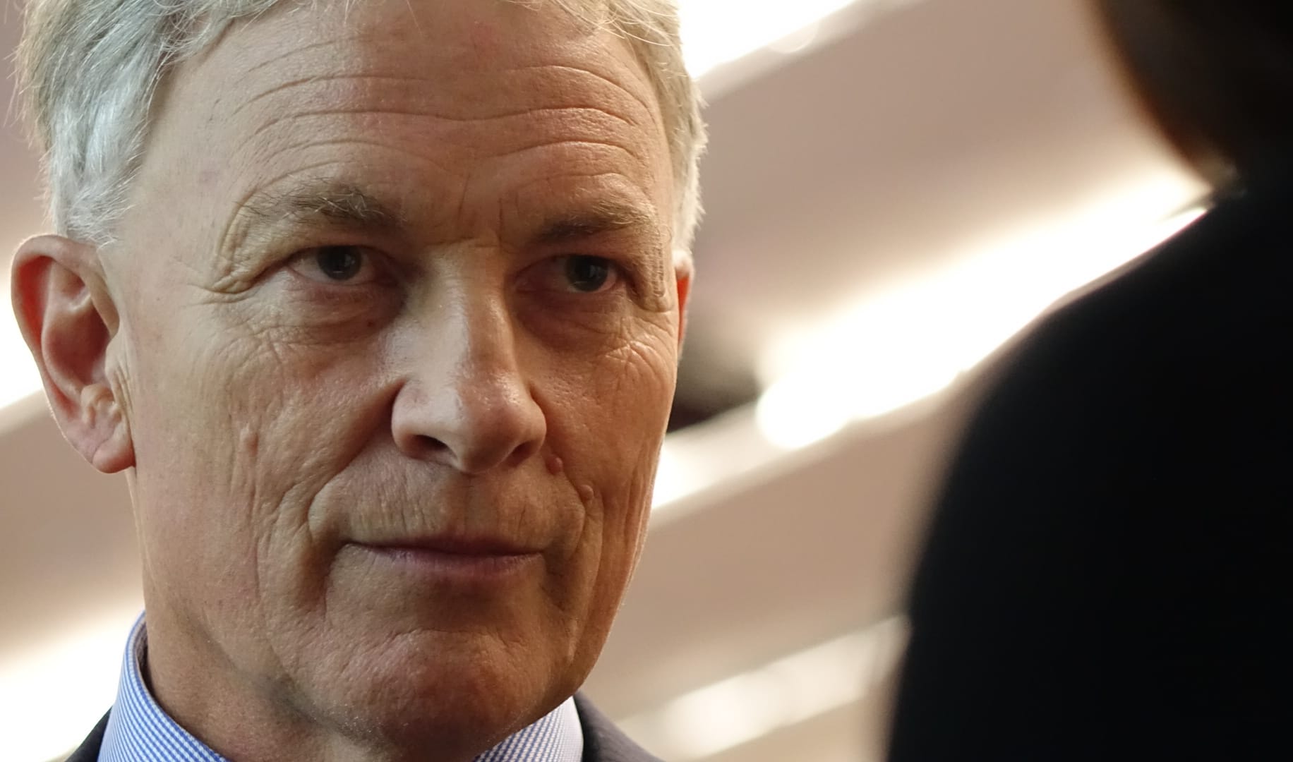 Phil Goff was among those to attend a meeting at the University of Auckland on 1 April 2016 after a series of violent attacks on international students.