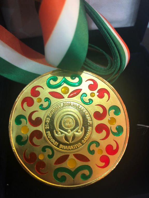 Pravasi Bhartiya Samman medal 2019
