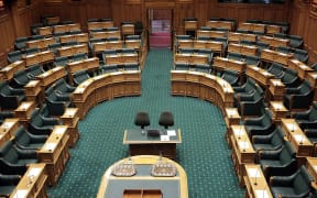 The debating chamber at Parliament.