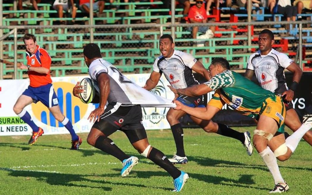 The RWC Qualifying Match between Fiji & Cook Islands, 2014.