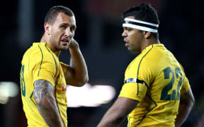 Quade Cooper and Kurtley Beale on Wallabies duty