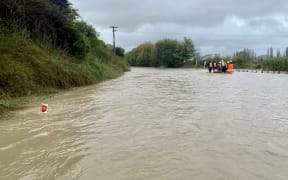 Tolaga Bay flooding in Gisborne / Tairāwhiti.