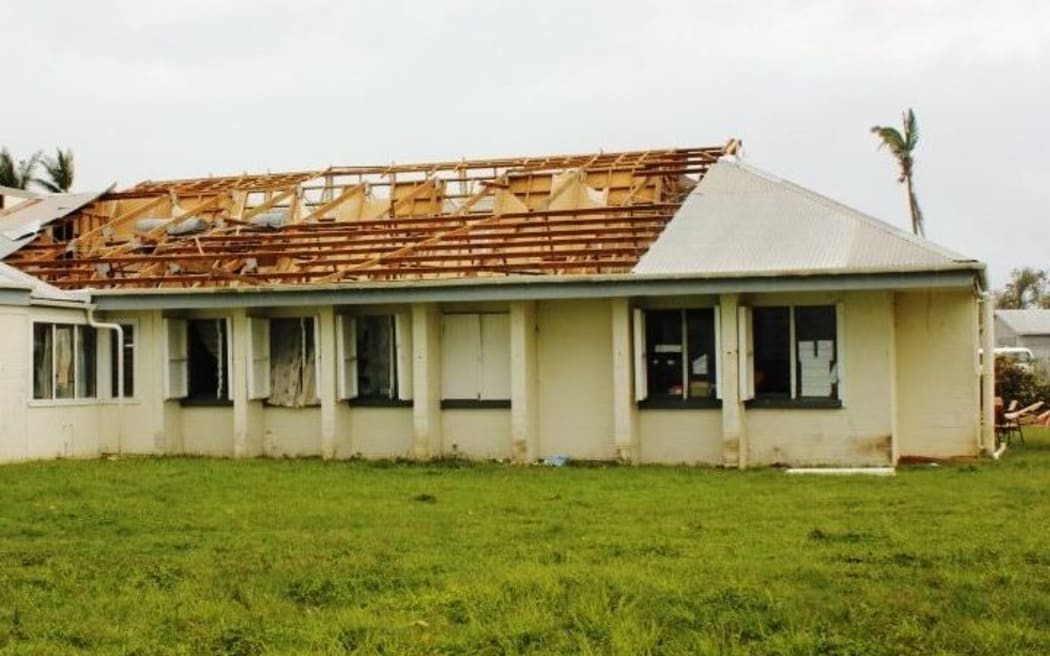 Niu'ui Hospital in Ha'apai suffered major damage in Cyclone Ian in 2014.