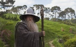 Ian McKellen as Gandalf in "The Hobbit: An Unexpected Journey".
