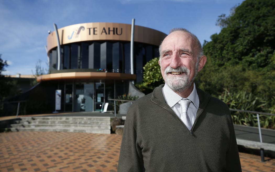 Far North Mayor John Carter outside Kaitāia's Te Ahu centre.
