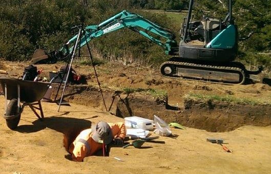 Archaeological site near Taupiri in the Waikato Region, which uncovered a a pre-European horticultural operation.