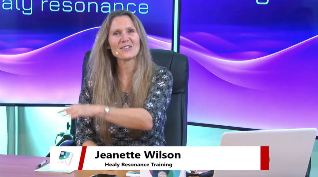 A Healy promotional video with 'Psychic surgeon' Jeanette Wilson