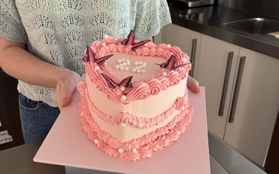 Un gâteau réalisé par Johanna, la fille d'Ellie Gwilliam