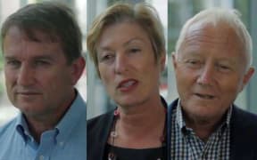 From the videos: Dairy Companies' of NZ Association chair Malcolm Bailey, Export NZ's Catherine Beard and Auckland Chamber of Commerce CEO Michael Barnett.