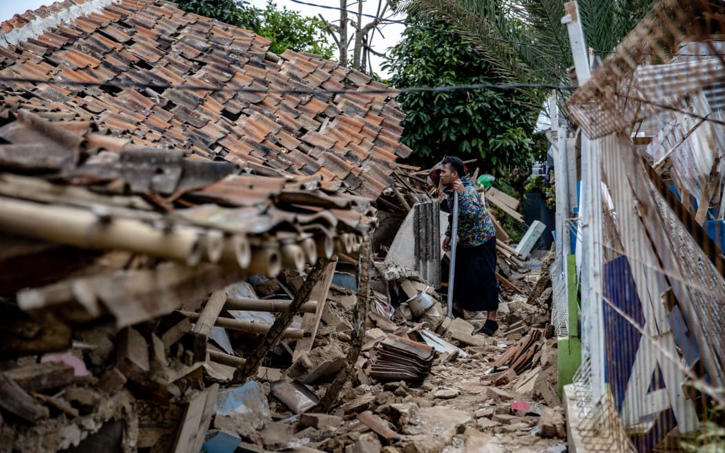 Indonesian officials said more than 20,000 homes were damaged in the 5.6 magnitude earthquake in Cianjur, West Java, on 22 November 2022.