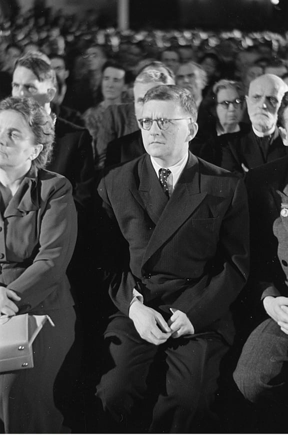 Dmitri Shostakovich in 1950