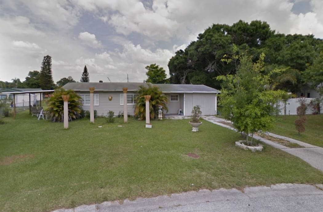 An house in Bradenten, Florida associated with the Genesis II church, from which federal authorities seized chemicals used to make Miracle Mineral Solution (MMS).