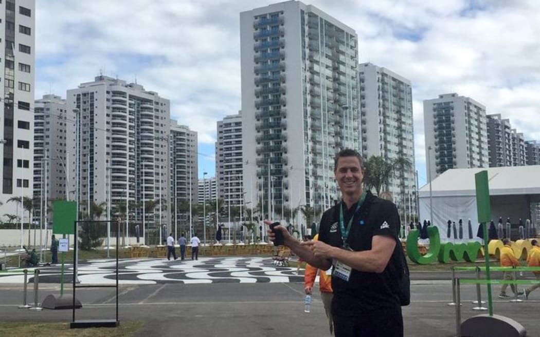 New Zealand Olympic team chef de mission Rob Waddell in the athletes village.