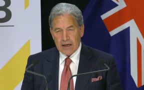 Foreign Minister Winston Peters speaking about New Zealand's foreign policy response to Covid-19.
