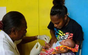 Nurse Practitioner Marie Paul Luwuslili, Tsingbwege Dispensary, Vanuatu.