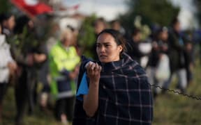SOUL co-leader Pania Newton has been leading the protest at Ihumātao.