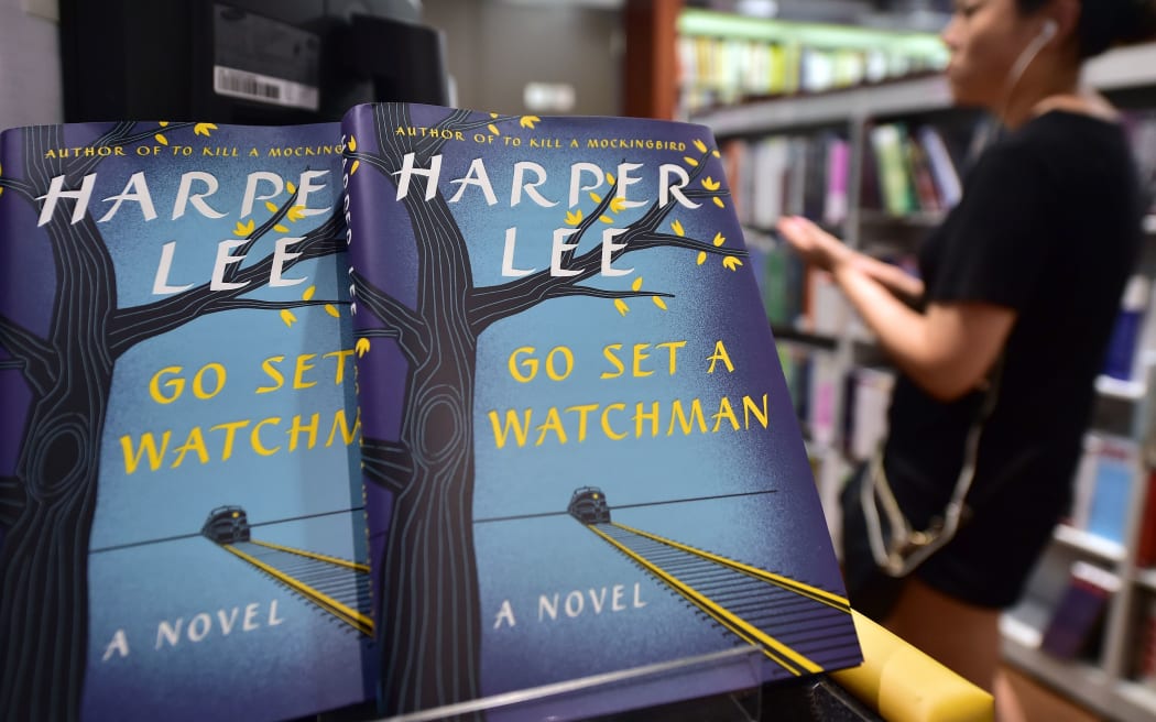 Copies of Harper Lee's Go Set a Watchman go on sale, as part of the global release, at a bookstore in Seoul.