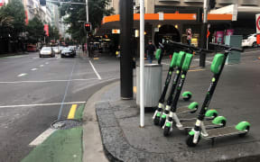 Lime scooters back in Auckland this morning.