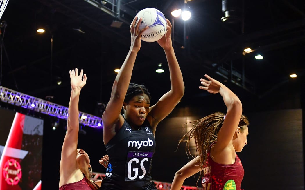 Grace Nweke of the Silver Ferns